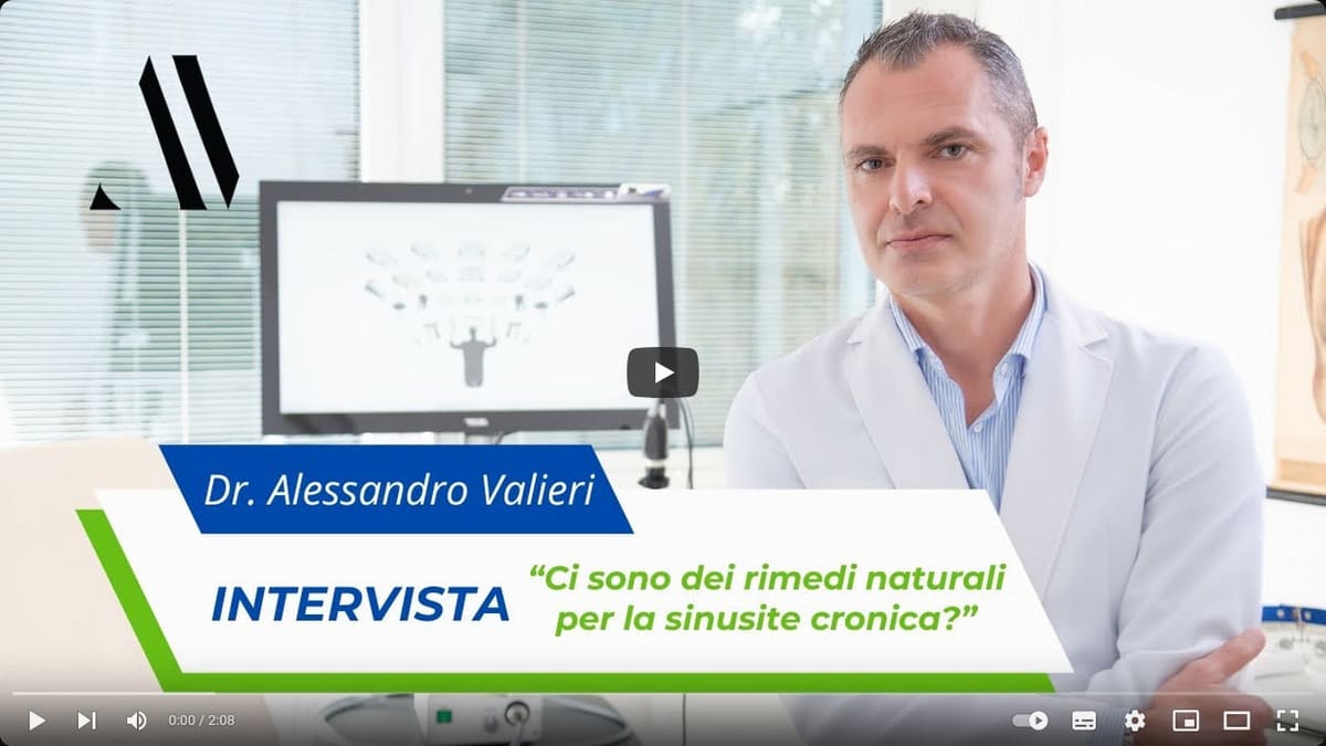 Ci sono dei rimedi naturali per guarire dalla sinusite cronica - video del Dr-Alessandro-Valieri